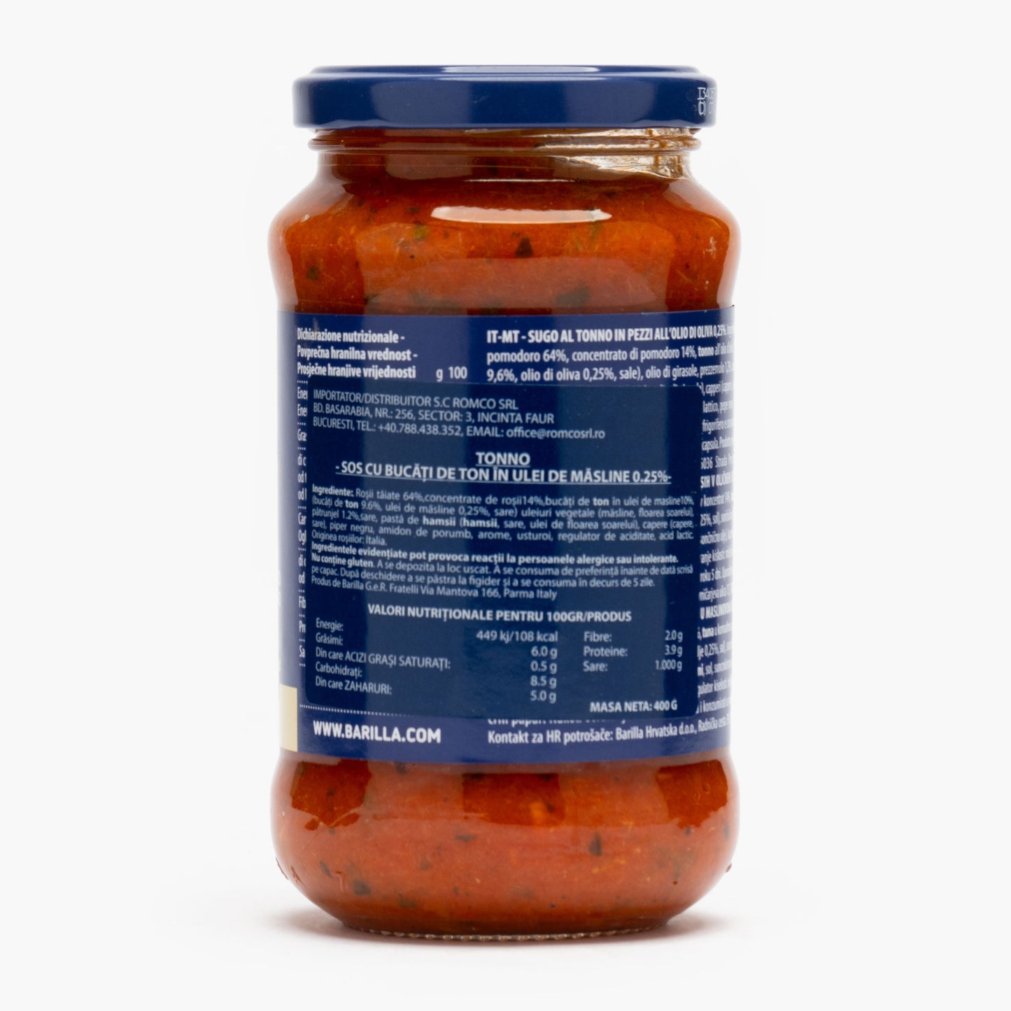 Sos Barilla, Tonno, 400gr