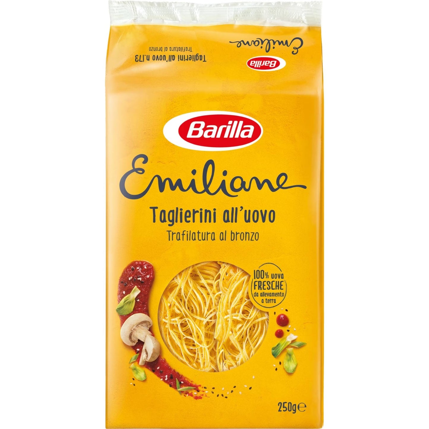 Paste Barilla, Emiliane Taglierini (Tăieței) cu Ou, 250gr