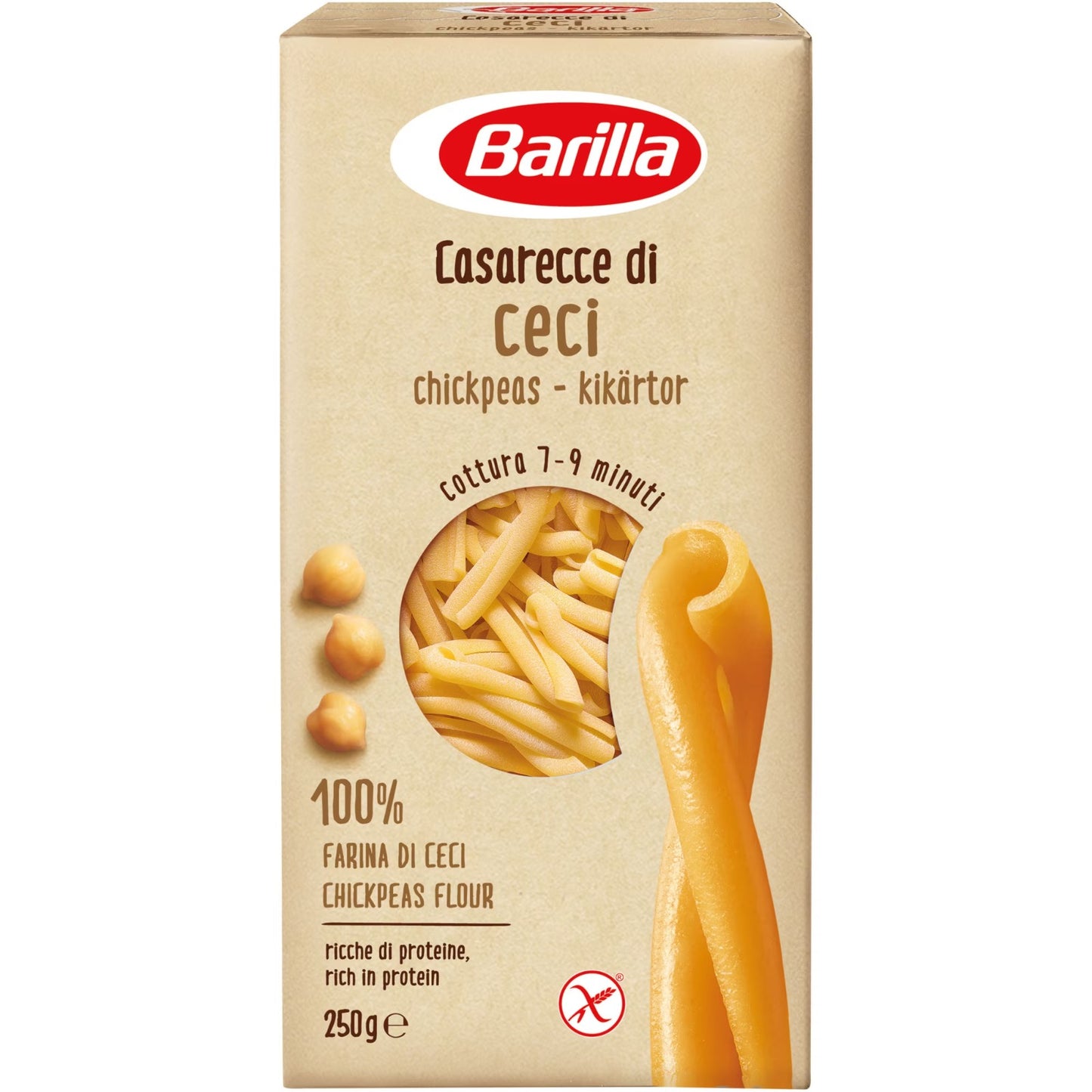 Paste Barilla, Casarecce din Năut, 250gr