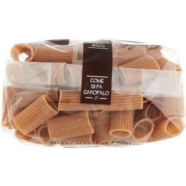 Mezze Maniche Rigate, Garofalo, Integrale, 500g