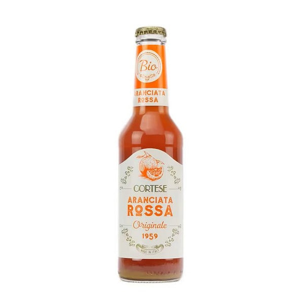 Băutură răcoritoare organică Cortese, Aranciata Rossa, 275 ml