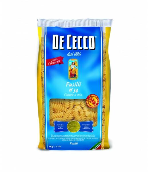 Paste De Cecco, Fusilli nr. 34, 1kg