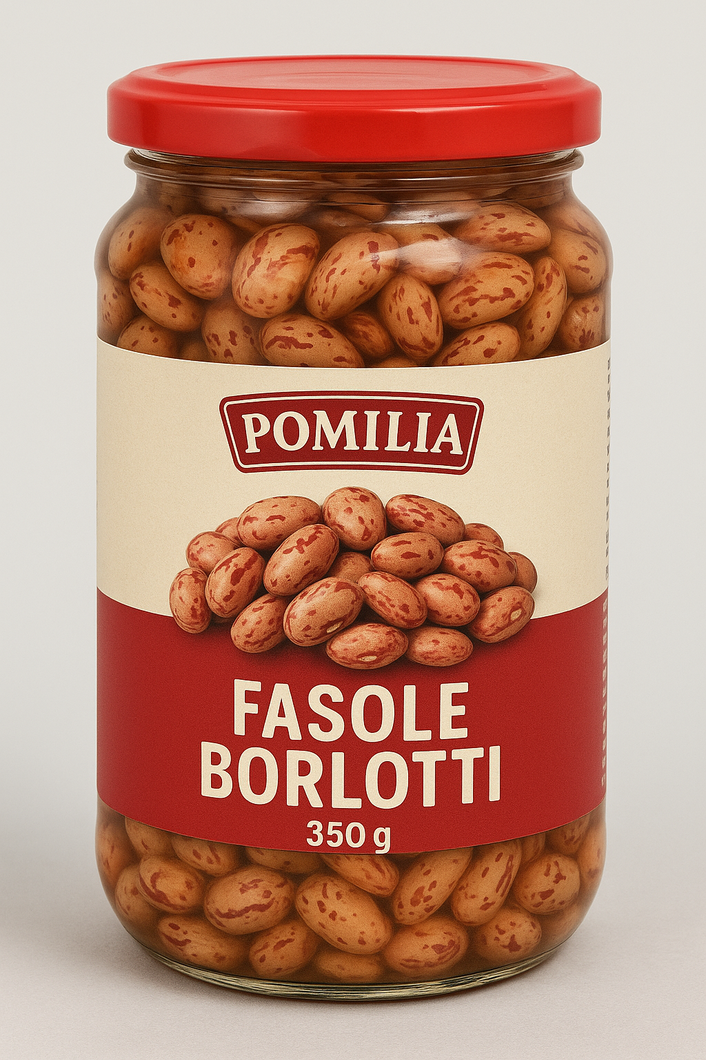 Fasole borlotti Pomilia, 350 g