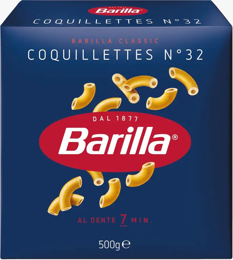 Paste Barilla, Coquillettes nr. 32, 500gr