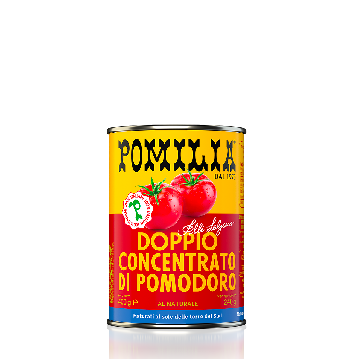 Doppio concentrato de rosii Pomilia, 400 g