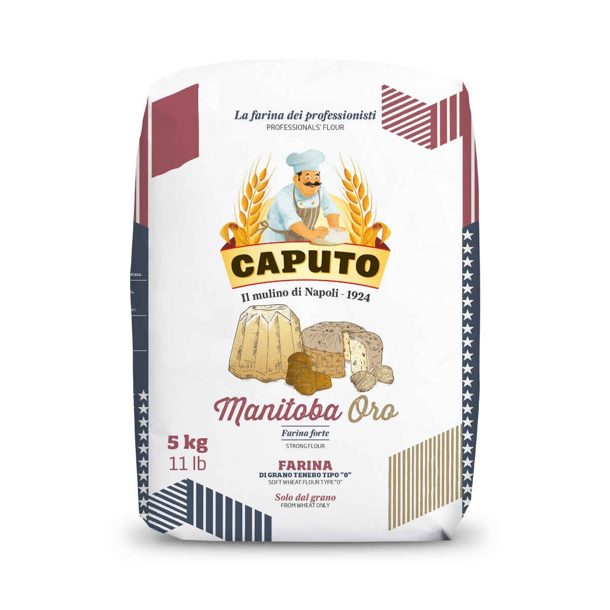 Făina de grau Caputo tip 0, Manitoba Oro, 5 kg