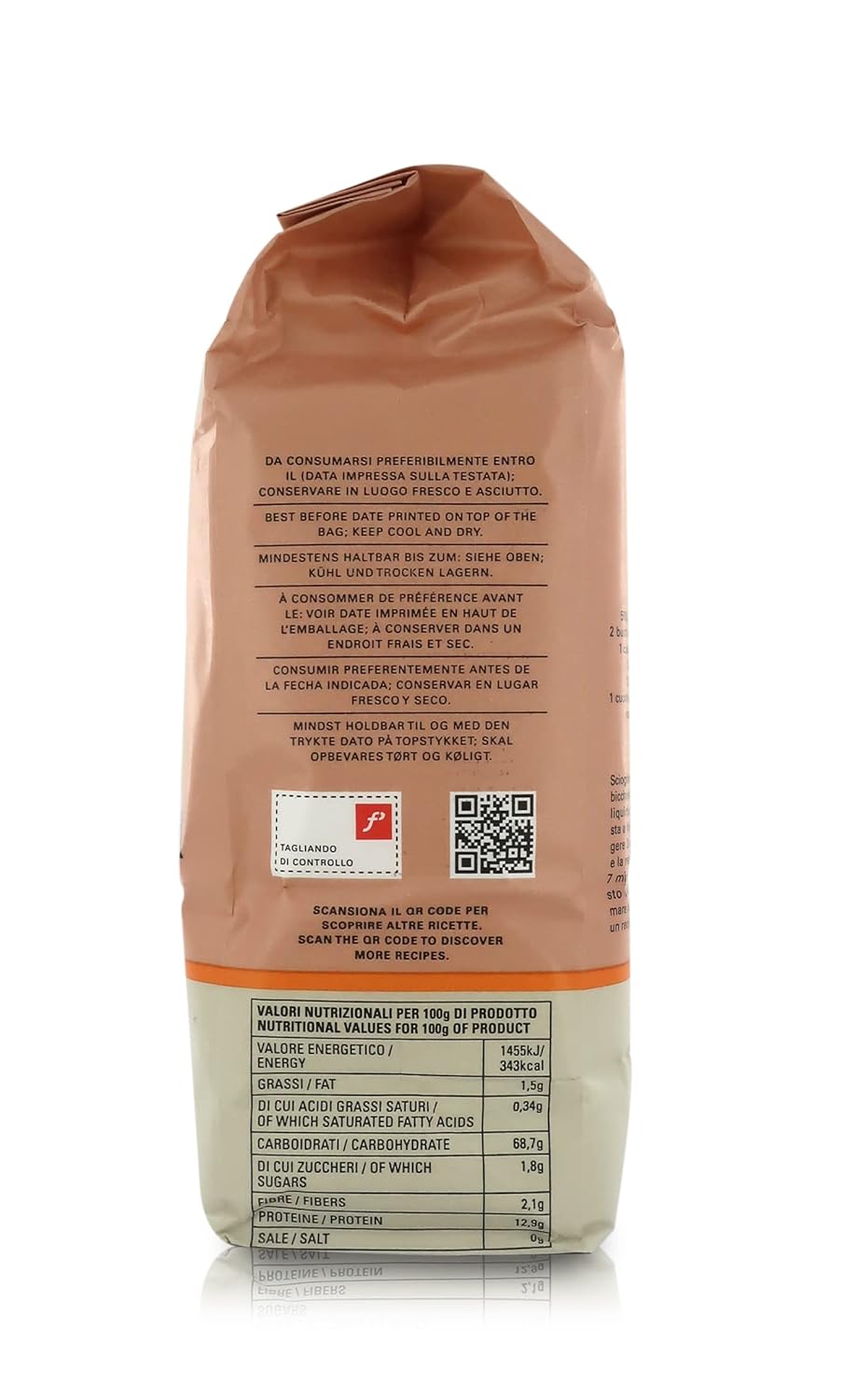 Făina de grâu Molino Pasini tip 00, Manitoba, 1 kg
