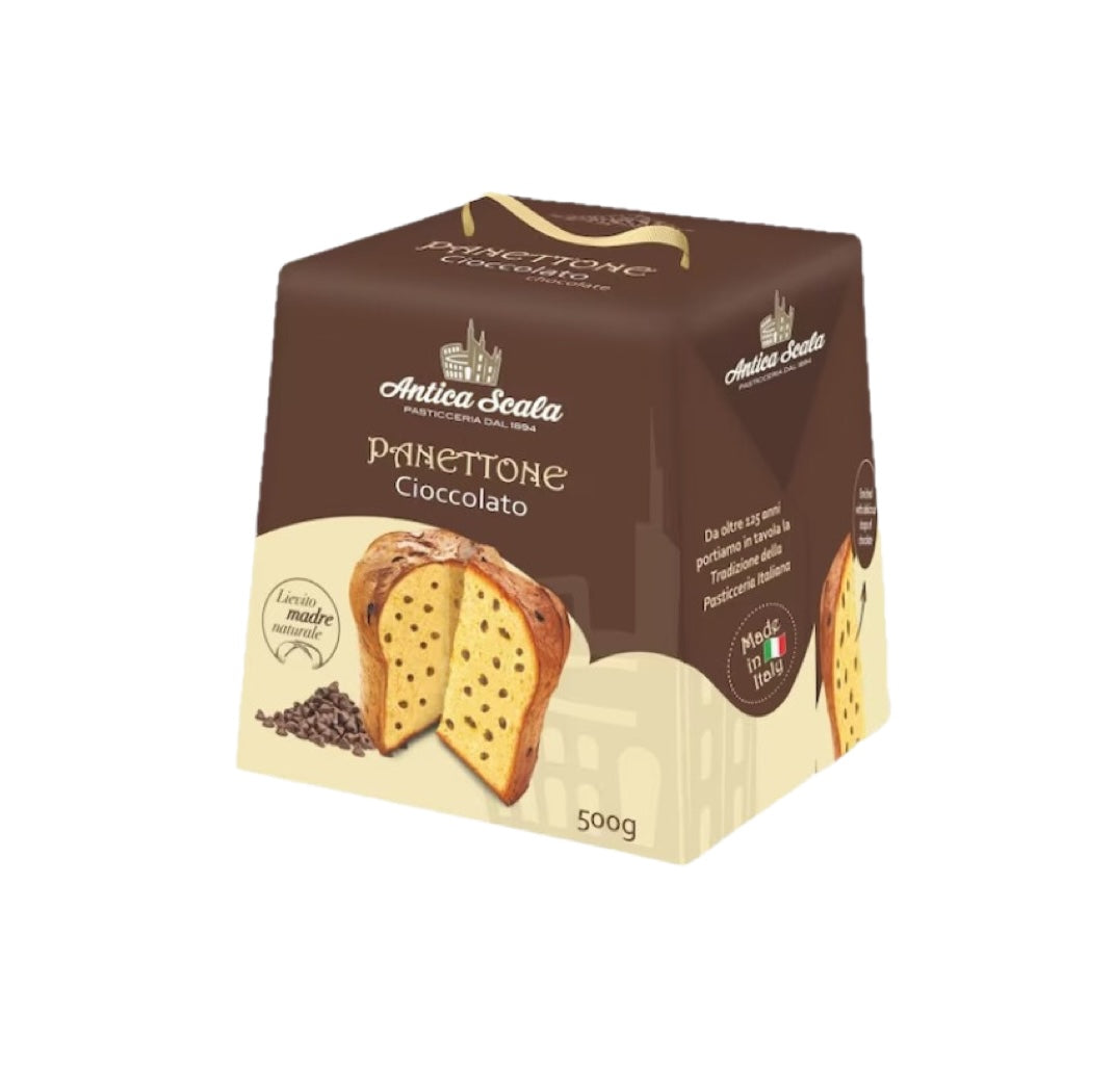 Panettone Cioccolato Melegatti 500gr, cu Cremă de Ciocolată
