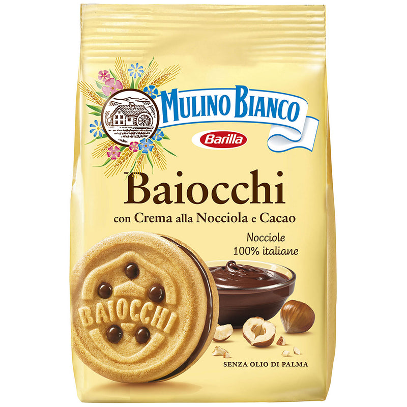 Biscuiți Mulino Bianco, Baiocchi Nocciola, 250gr