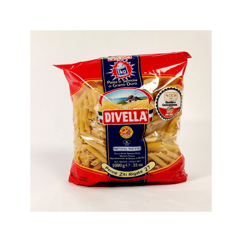 Paste Penne rigate 27 Divella - 1000 gr