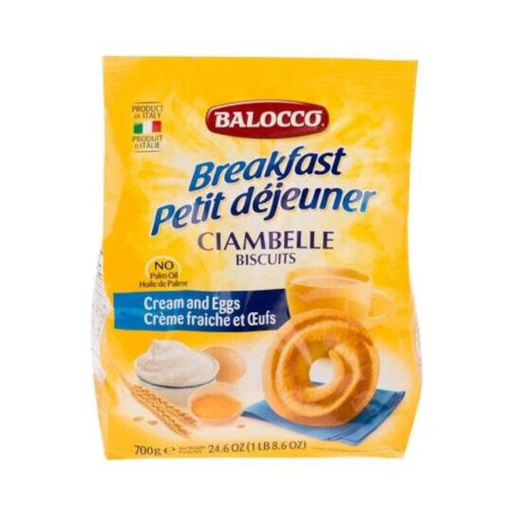Biscuiti Balocco Ciambelle 700g, Cream and Eggs