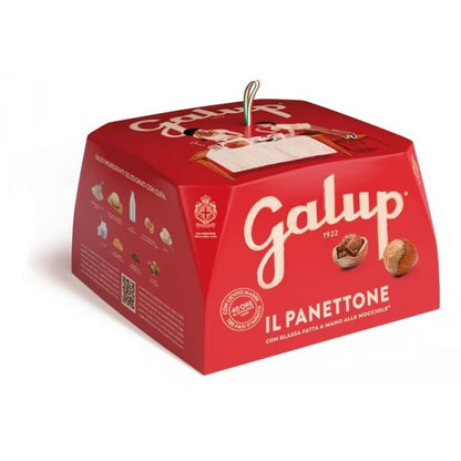 Panettone Goloso con Glassa alle Nocciole, Galupo, 750g - Deliciul Italian cu Nuci de Piemont