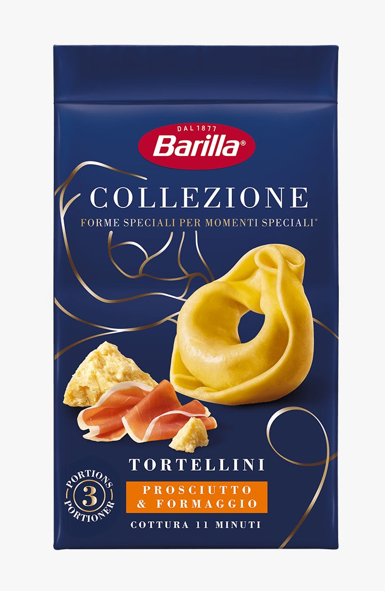 Paste Barilla, Tortellini cu Prosciutto și Brânză, 250gr