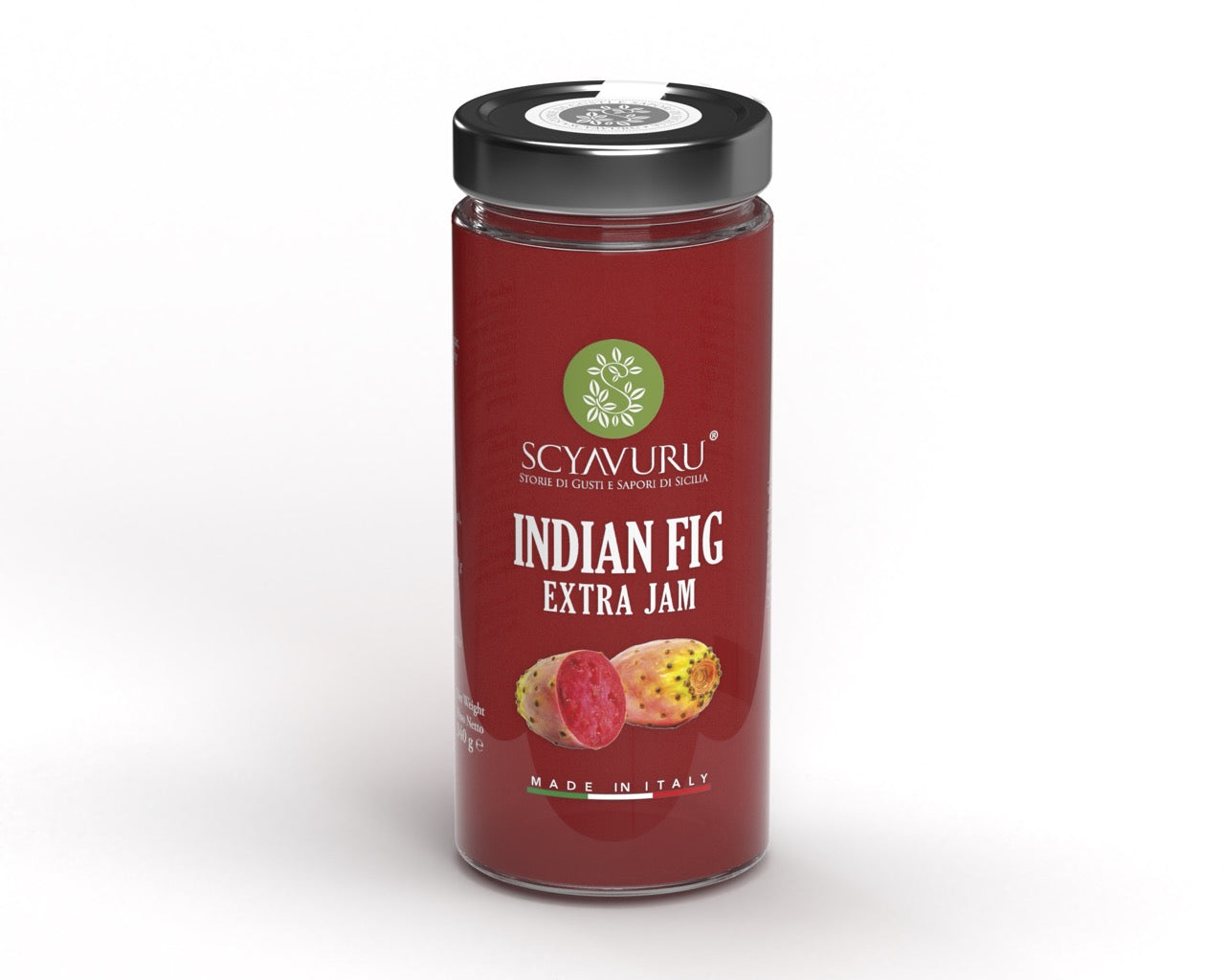 Dulceață Extra de Fructe de Cactus (Fico d'India) Scyavuru – 340g, Aromă Exotică din Italia