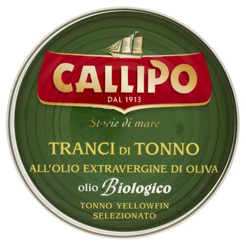 Tranci di tonno olio oliva bio cut 300gr Callipo