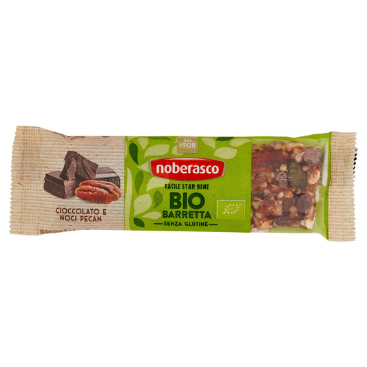 Baton Bio cu ciocolata si nuci pecan, 30 g