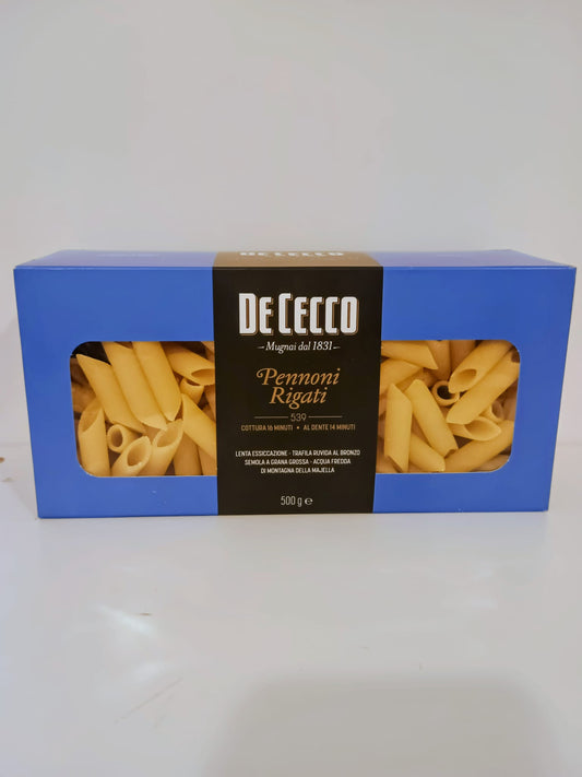 Paste De Cecco Club, Pennoni Rigati nr.539, 500 g