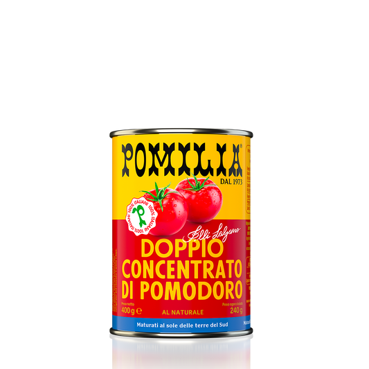 Doppio concentrato de rosii Pomilia, 400 g