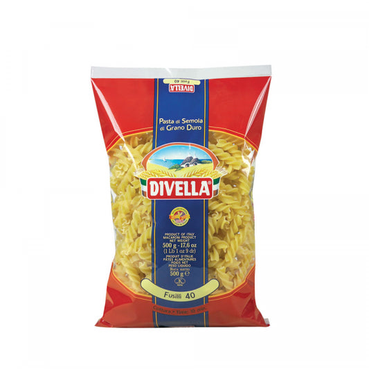 Paste Divella, Fusilli nr.40, 500 g