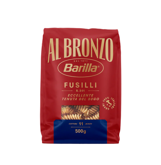 Paste Barilla AL BRONZO Fusilli nr. 341, 500 g