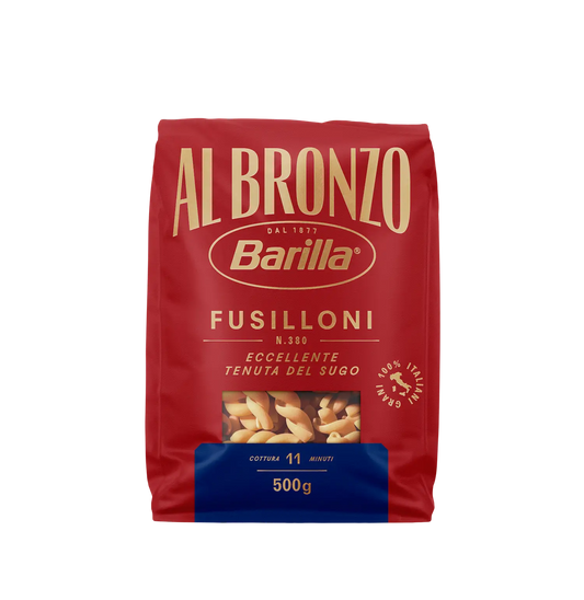 Paste Barilla AL BRONZO Fusilloni nr. 380, 500 g