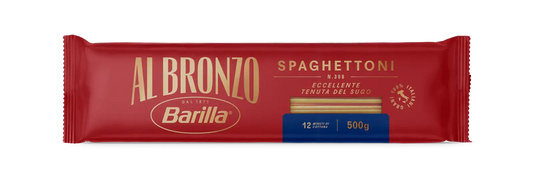 Paste Barilla AL BRONZO, Spaghettoni nr. 308, 500 g