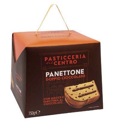 Panettone Doppio Cioccolato, Pasticceria del Centro, 750 g