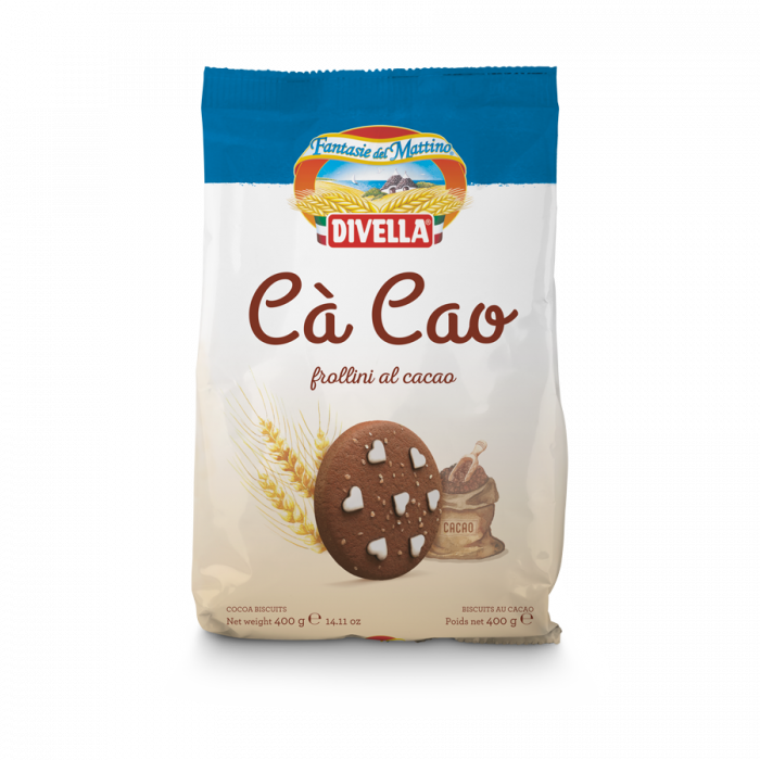 Biscuiti dulci Divella frollini al ca' cao 400gr