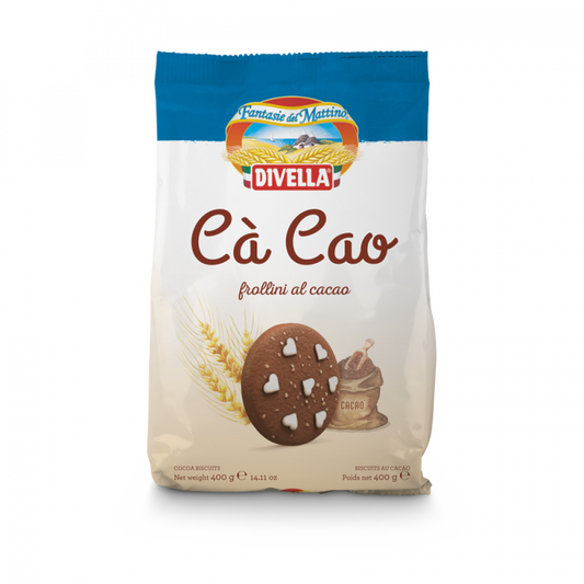 Biscuiti dulci Divella frollini al ca' cao 400gr