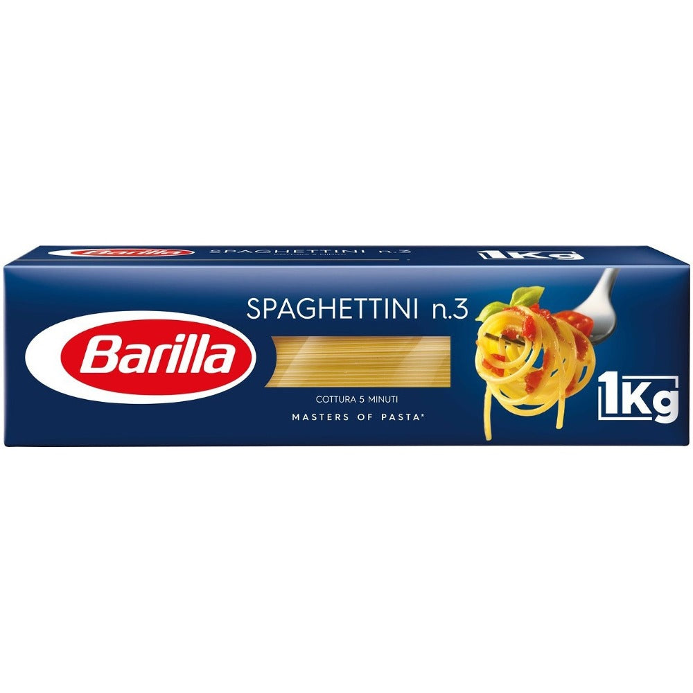 Paste lungi spaghettini n3 Barilla, 1000 g