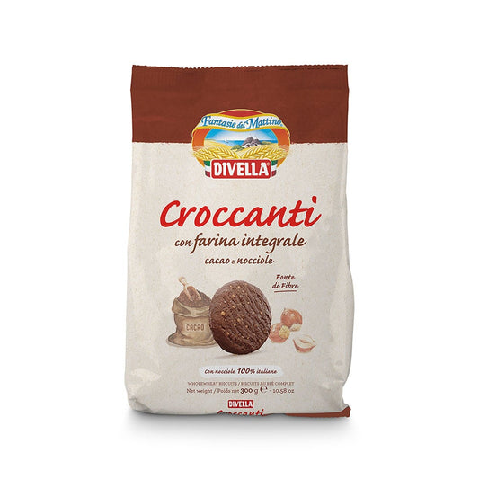 Biscuiti dulci Divella frollini al cacao integrale 300gr