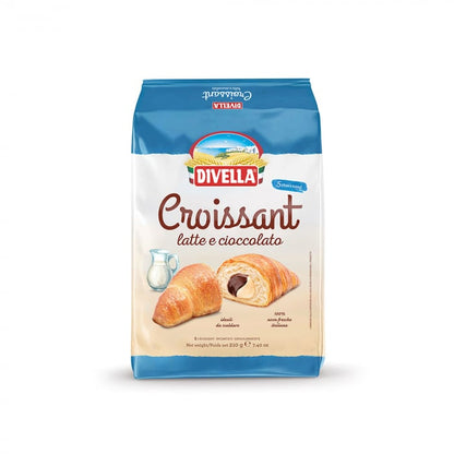 DIVELLA Croissant lapte si ciocolata - 210gr x 5 bucati - Fantasie del Mattino