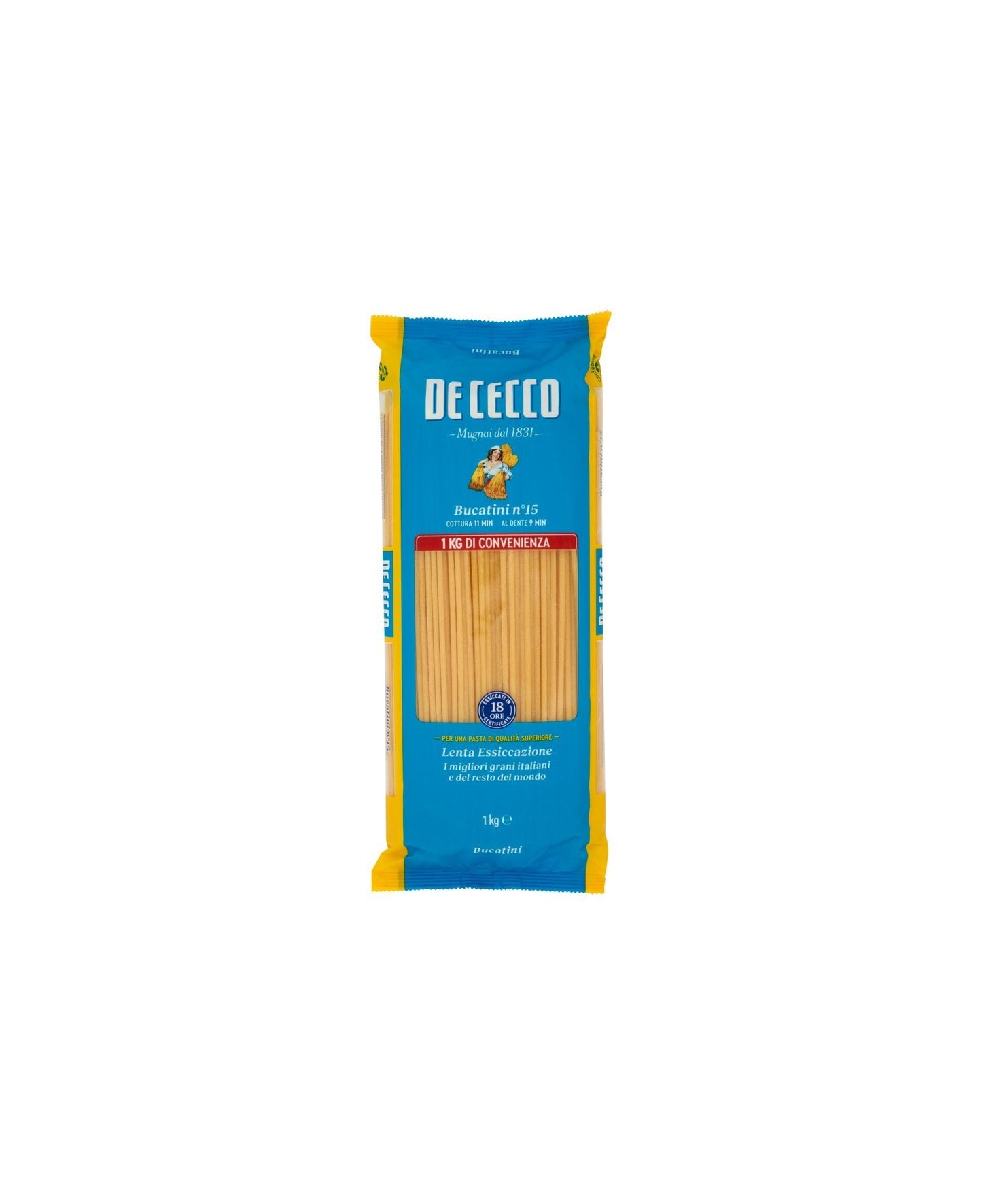 Pasta Bucatini nr.15 De Cecco - 1 kg