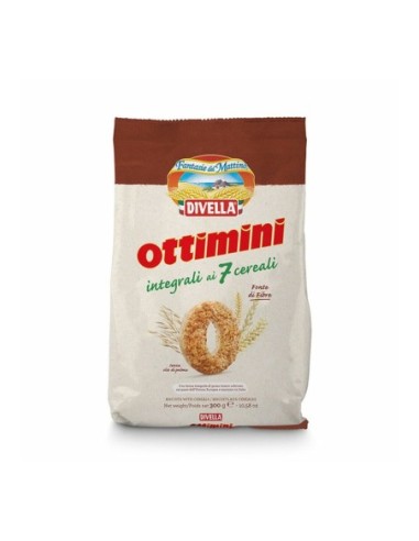 Biscuiti Divella Ottimini Integrali 7 Cereali Senza Zuccheri 400g
