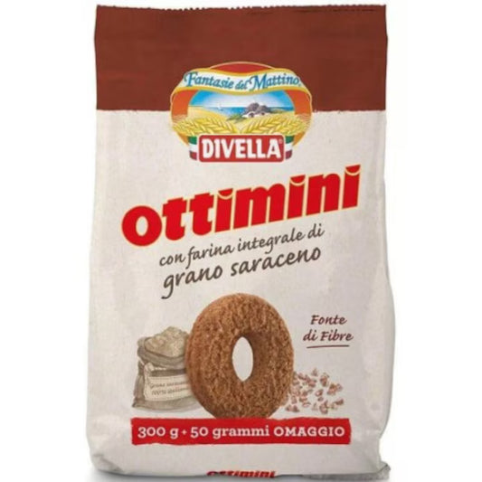 Fursecuri Ottimini Grano Saraceno 300g, Divella cu faina de hrisca