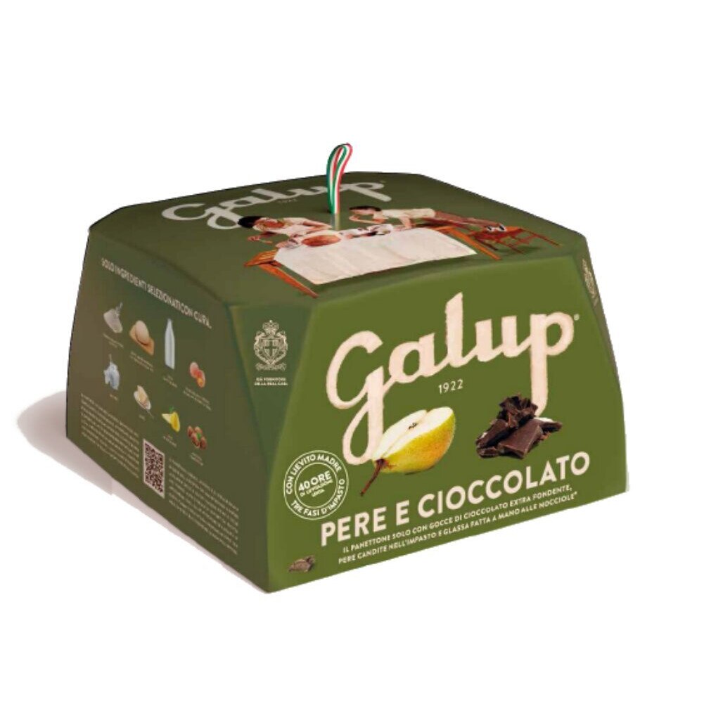 Panettone Premium Pere si Ciocolata, Galup, 750g, Made in Italy