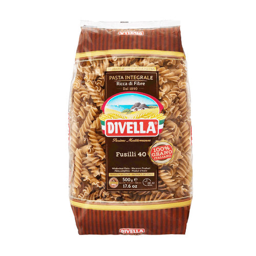 Pasta Fusilli integrale Divella 500 gr